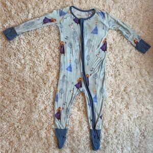 Little Sleepies | Disney Frozen Anna & Elsa Zippy | 12-18 months